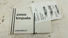 2005 Chevy Impala Owners Manual 2001 2002 2003 2004 - $24.94