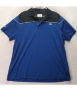 Lacoste Sport Polo Shirt Men&#39;s 2XL Blue Golf Performance Short Sleeve Sl... - £19.66 GBP