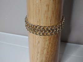 Vintage Metal Goldette Bracelet - £27.89 GBP