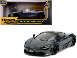 Shaw&#39;s McLaren 720S RHD (Right Hand Drive) Metallic Gray &quot;Fast &amp; Furious Pres... - £32.00 GBP
