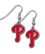 Siskiyou MLB Team Logo Hypoallergenic Dangle Earrings (Philadelphia Phil... - $13.72 CAD