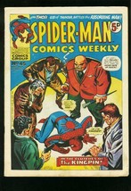 SPIDER-MAN Comics Weekly #45 1973-ROMITA-JACK KIRBY-BRITISH-KINGPIN G/VG - £28.54 GBP