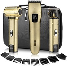 Professional Hair Clippers For Men, Electric Shavers Razor T-Blade Hair Trimmer, - £81.85 GBP