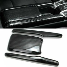 For 2016-2021 Honda Civic Interior Central Armrest Box Panel Carbon Fibe... - $32.00