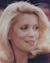 Catherine Deneuve beautiful 1970&#39;s era smiling portrait vintage 8x10 inch photo - £10.04 GBP