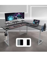 Techni Sport TS-220L Warrior L-Shaped Computer Gaming Desk, Black - $505.00