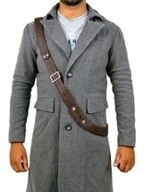 Brand New Bloodborne The Hunter Gray Wool Costume Trench Coat - £87.92 GBP