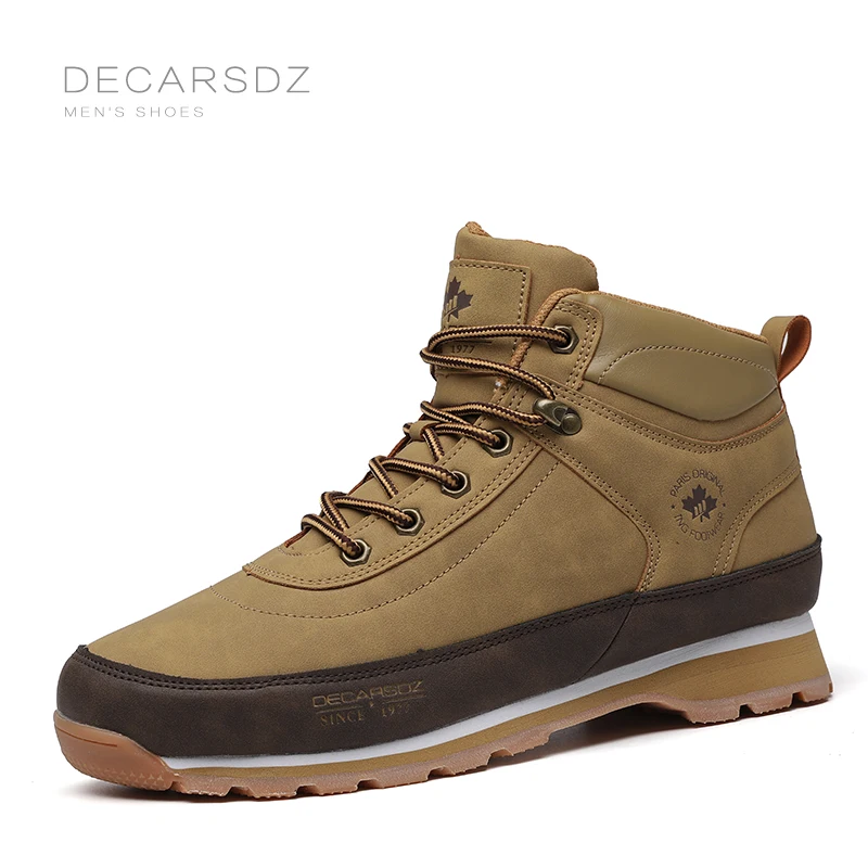 Fall Boots New Outdoor Comfy Mens Boots Fashion Walking Men Shoes Brand ... - $55.47