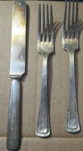 vintage Albert Pick NAGEL CAFE flatware lot of 3 pieces - £7.42 GBP