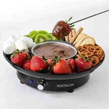Nostalgia 10oz Electric Fondue Set – 3-Section Tray &amp; Forks - $24.75