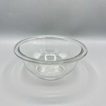 Pyrex 322 1 Liter Clear Rimmed Nesting Small Mixing Bowl Circular Pattern Bottom - £7.76 GBP
