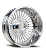 FORGED DUALLY HD06 WARHOG 24X8.25 8X165 -168 121.4 Polished (Rear) - $27,158.42 MXN