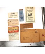 Vtg Paper Ephemera Paper Lot Business Advertising Winchester Pelops Mt P... - €21,32 EUR