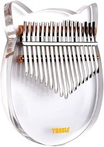 Gifts For Kids, Adults, And Beginners: Treelf Kalimba 17 Keys Cute Cat, ... - £29.78 GBP