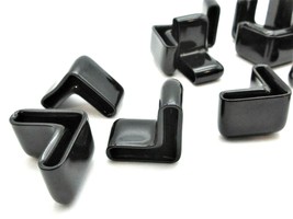 3/4&quot; X 3/4&quot; Angle Iron Vinyl End Caps  Fits 1/8&quot; Thick Metal  Various Pack Sizes - £9.61 GBP+