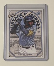 2023 Onyx Vintage Extended Baseball Junior Caminero Blue Ink RC - MLB Tampa Rays - £9.52 GBP