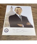 President Barack Obama Color 8X10 Facsimile Autograph Picture Senate KG - $147.77 MXN