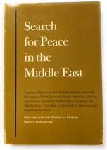 1971 HC Search for Peace in the Middle East Prepared for the American Friends .. - $11.99