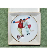 VINTAGE NORMAN ROCKWELL MINI PLATE COLLECTION FINAL SPEECH 1984 AUTUMN 534 - £8.63 GBP