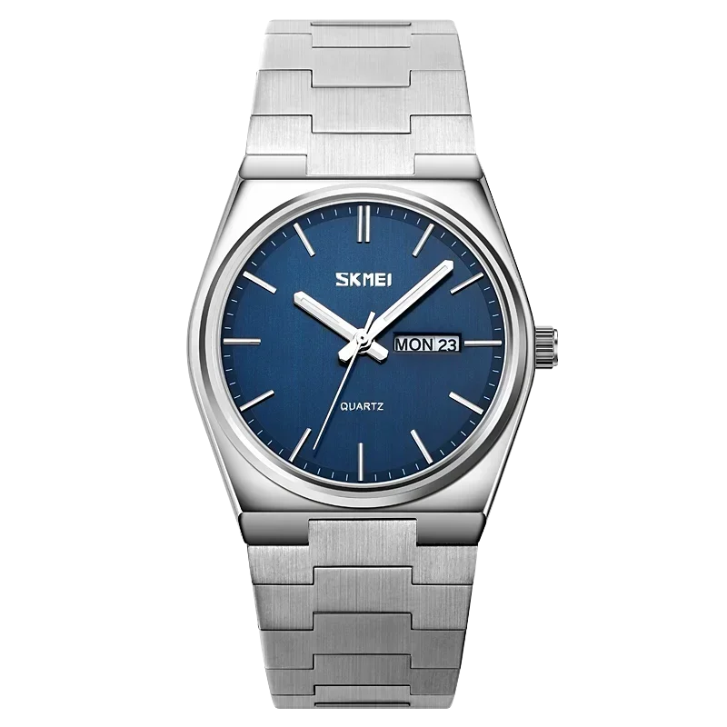 Man Reloj Hombre Casual Quartz Clock Male Full Steel Time Week Date Watc... - $36.29