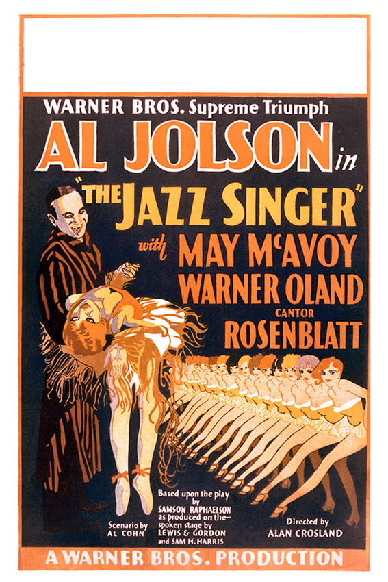 Al Jolson and May McAvoy in The Jazz Singer 24x18 Poster - £19.17 GBP