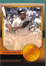 Willie Mays 2012 Golden Greats Topps #GG-13 Giants - $1.99