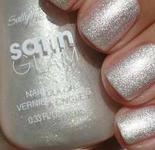 SALLY HANSEN Satin Glam Shimmery Matte Finish Nail Color - Crystalline - £4.63 GBP