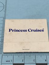 Vintage Matchbook Cover Princess Cruises S America,S Pacific, Alaska  gm... - $10.40