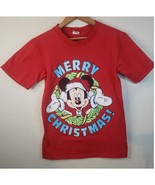 VTG 80s TShirt SMALL Mickey Mouse Merry Christmas Disney 1980s USA SINGL... - $231.12 MXN