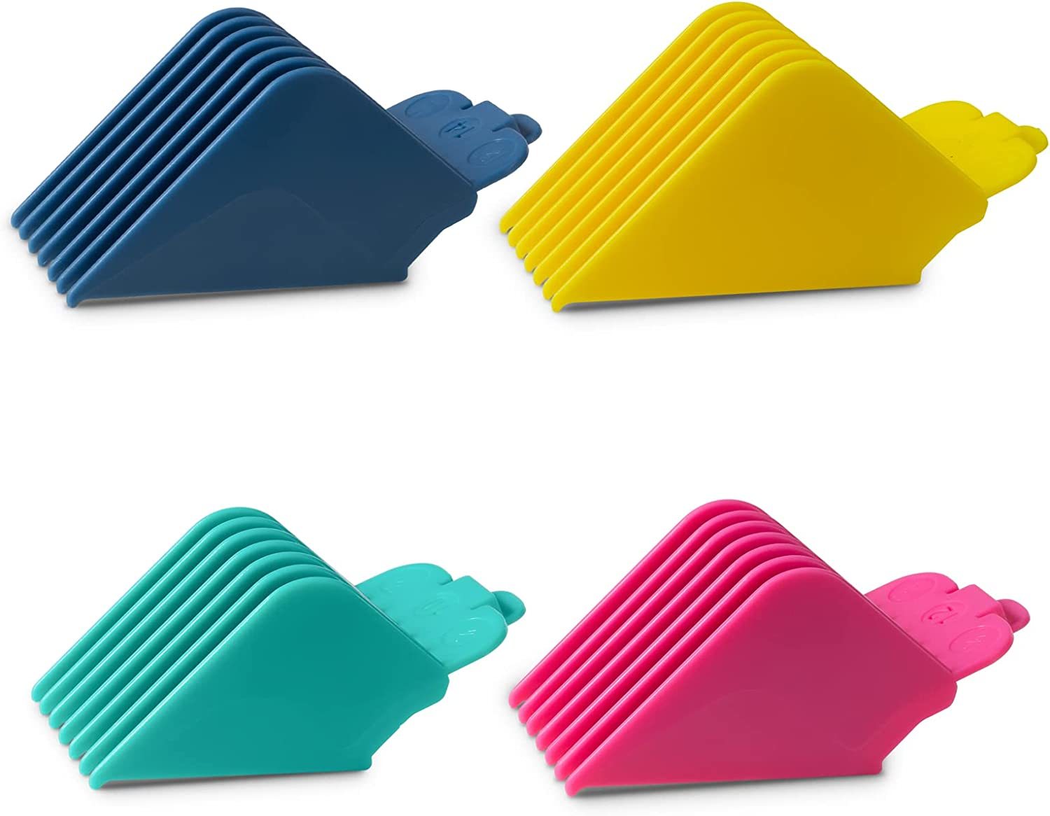 4 Professional Extra Long Hair Clipper Guards Cutting Guides For Most Wa... - $29.96