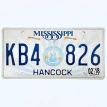 2018 United States Mississippi Hancock County Passenger License Plate KB... - $11.87