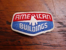 Vintage AMERICAN BUILDINGS Construction Builder Sew-on Embroidered Patch - $18.99