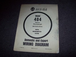 Vintage ROCK-OLA Rockola JUKEBOX Model 484 Stereo Phonographs Wiring Dia... - $16.82