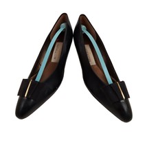 Naturalizer Ella Shiny Black Slip On Pumps Heels Womens Size 10 2A AA - £27.69 GBP