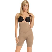 High Waist Boxer Body Shaper Tummy Thigh Slimmer Shapewear Nude JF-013 Small - £39.21 GBP