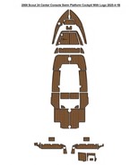 2008 Scout 24 Center Console Swim Platform Cockpit Pad Boat EVA Teak Deck - $1,764.49 CAD