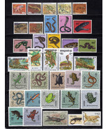 Reptiles Collection MNH Amphibians Frogs Snakes Lizards ZAYIX 0324M0094 - £21.92 GBP