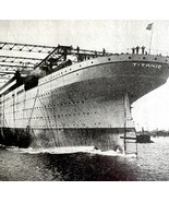 Launching Of SS Titanic 1912 White Star Line Nautical History Disaster D... - $49.99