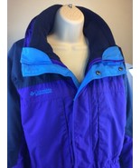 3 In 1 COLUMBIA Waterproof Jacket COAT Girls XL 18-20 Purple Lined Hooded - $49.48