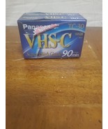 Panasonic VHS-C TC-30 Blank Tapes Super High Grade  90 Minutes Set of 2 NEW - $185.88 MXN