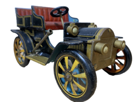 JAPANESE Tin Antique Car Red Seats Car #7 - $49.38