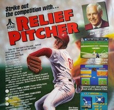 Relief Pitcher Arcade Flyer Original 1992 Retro Baseball Video Game Vintage - £28.95 GBP
