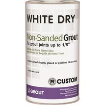 Custom Building Product WDG1 1lb White Non-Sanded Tile Grout - $17.70