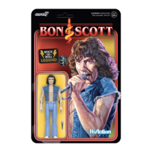 AC/DC - Bon Scott 3 3/4&quot; Action Figure By Super 7 - £18.27 GBP