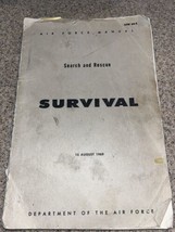 1962 Air Force Manual Search and Rescue Survival Guide AFM 64-5 Softcove... - £8.15 GBP