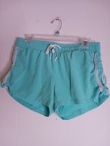 Fabletics Teal Blue Lined Running Shorts Women&#39;s Size M - $173.16 MXN