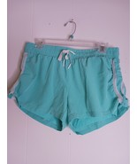 Fabletics Teal Blue Lined Running Shorts Women&#39;s Size M - $173.16 MXN