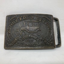 VTG Ford Model T Record Year Henry Ford Automobiles Detroit Belt Buckle ... - $27.71