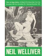 NEIL WELLIVER Tibor de Nagy Gallery 21.5" x 14.25" Offset Lithograph 197... - $272.25