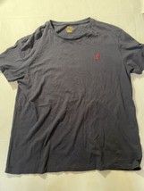 Polo Ralph Lauren Shirt T-shirt Mens Extra Large XL Navy Blue - £10.86 GBP